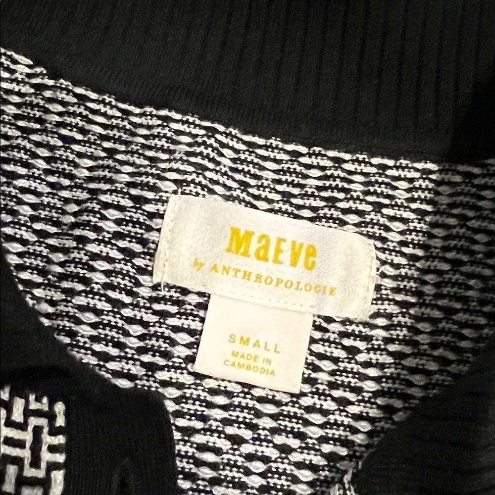 Anthropologie • Maeve plunging polo cardigan sweater - Picture 5 of 5